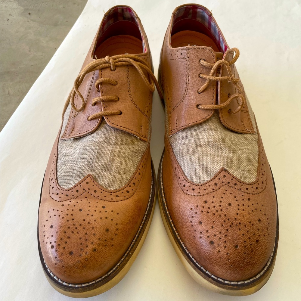 Ben Sherman men’s Oxford wingtips size 10 US two tone retro